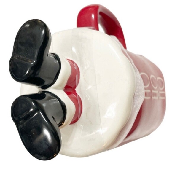 Rae Dunn HO HO HO Santa Claus Mug Leg Topper Red LL Christmas Holiday NEW 2022 - Picture 4 of 6